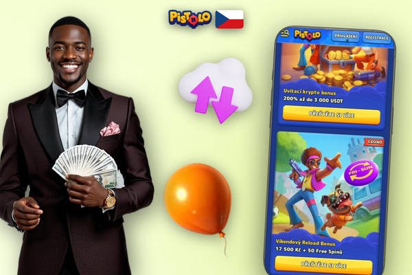 Pistolo Casino promo kód aktivuje 100% bonus a 200 free spinů najednou