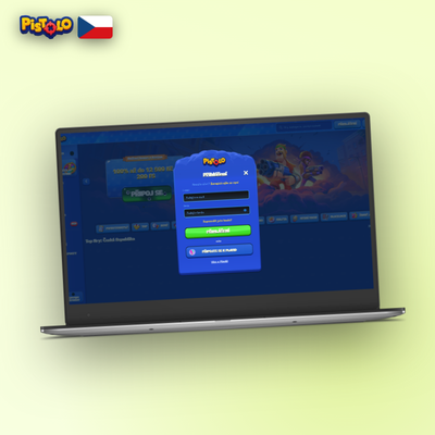 Pistolo Casino register přes sociální síť – propoj profil jediným kliknutím